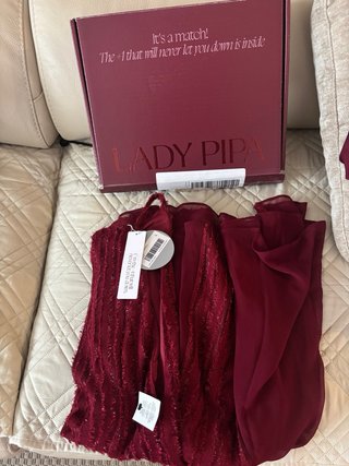 Vestido Largo Lady Pipa Rojo