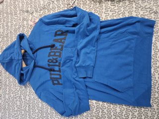 Sudadera Pull & Bear 1991 Azul
