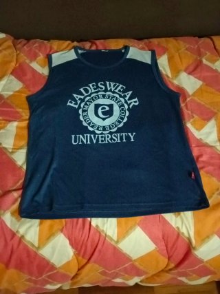 Canotta Eadeswear University Uomo Blu