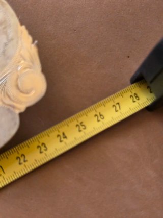 Cuchara o Pala servir plata 800 el mango antigua