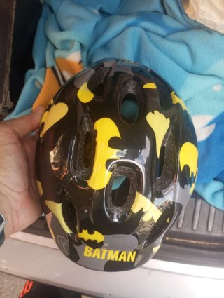 Casco Bicicleta Niño Batman