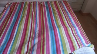 Cortinas de Rayas Multicolor de 130x240 2 unidades