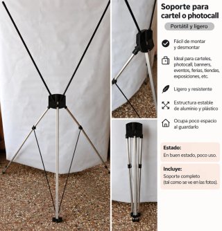 Soporte para Cartel o Photocall