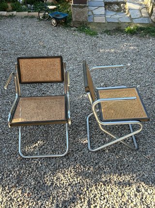 Pareja de Sillas Estilo Cesca Vintage