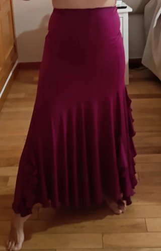 Falda Flamenca Morada