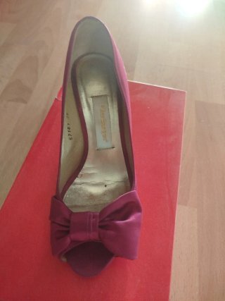 Zapatos de Tacón Pilar Burgos Morados Talla 36