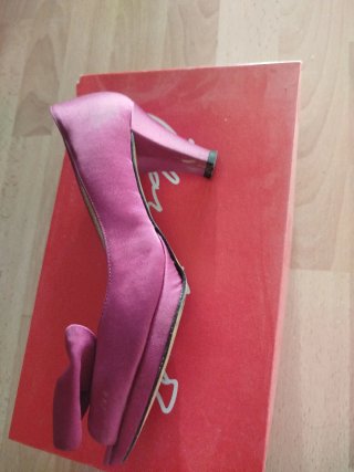 Zapatos de Tacón Pilar Burgos Morados Talla 36