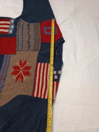 Jersey Gant Vintage Patchwork Lana 100% Talla L