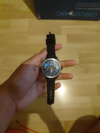 Reloj Lotus Negro y Azul