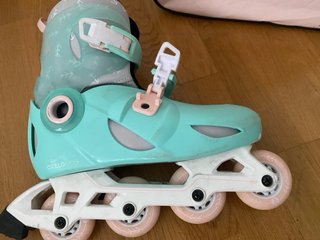 Patines Oxelo niña con bolsa rosa