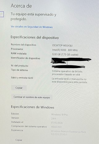 Mini PC Mele Quieter 4C N100 8GB 256GB SSD