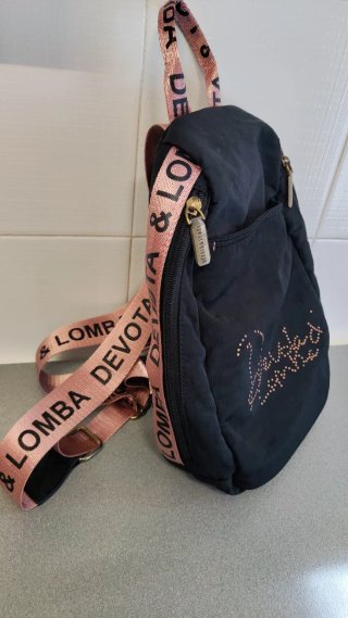 Bolso Mochila Devota & Lomba Negro