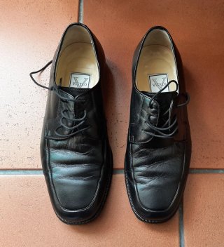 ZAPATOS VESTIR VITELO TALLA 42 - ANCHO ESPECIAL