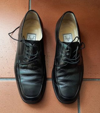 ZAPATOS VESTIR VITELO TALLA 42 - ANCHO ESPECIAL