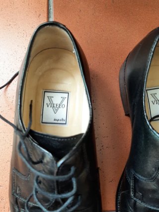 ZAPATOS VESTIR VITELO TALLA 42 - ANCHO ESPECIAL