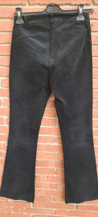 Pantalones de pana negros