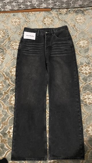 Jeans Baggy Acne Studios 2022 Neri UNISEX