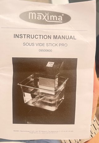Sous Vide Stick Pro Maxima