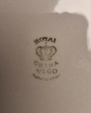 Seis platos hondos loza Royal China Vigo