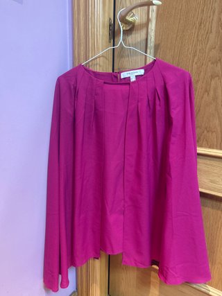 Blusa Capa Pedro del Hierro color buganvilla