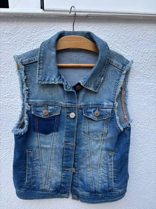 Chaleco Tejano Zara Talla S