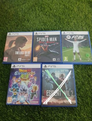Lote de 5 Videojuegos para PS5