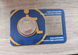 Coincard privada 2€ España 2026 conmemorativa S/C