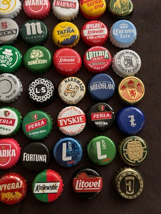 75 Chapas de Cerveza Variadas