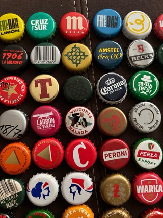75 Chapas de Cerveza Variadas