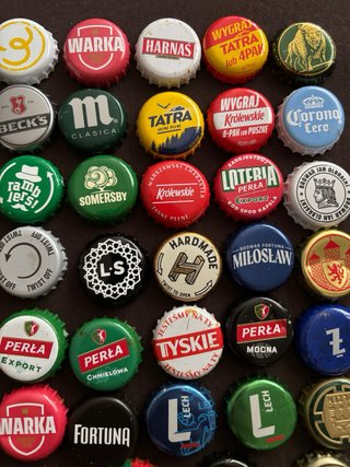 75 Chapas de Cerveza Variadas