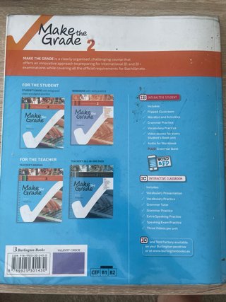 Make the Grade Bachillerato 2, Student's book