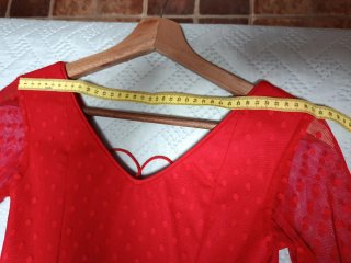 Vestido de flamenca rojo