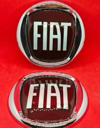 Emblema Fiat Cromado 12 cm