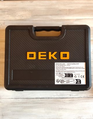 Taladro-Atornillador DEKO 12v 28Nm. NUEVO
