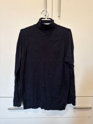 Jersey Zara de punto azul marino