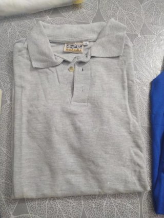 Camisa Polo DaiZinka Gris Talla XL