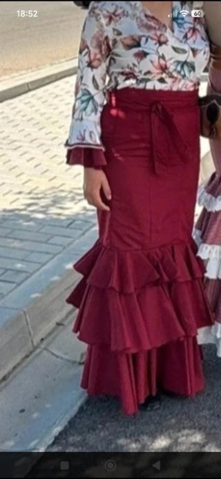 Traje de Flamenca Dos Piezas