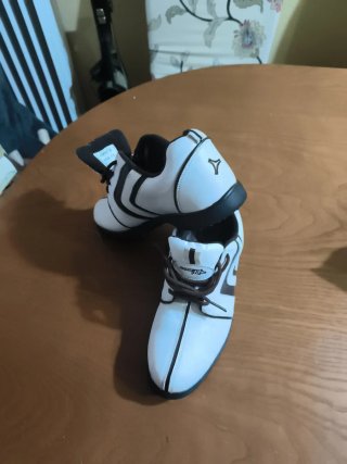 Zapatos de Golf Blanco y Negro señora