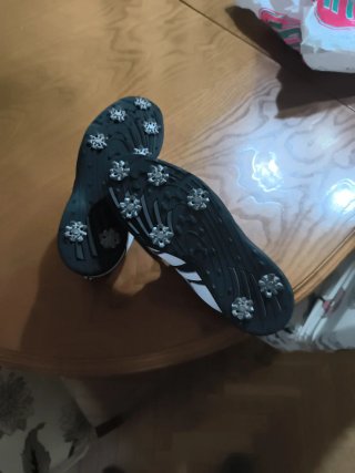 Zapatos de Golf Blanco y Negro señora