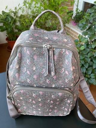 Mochila Estampada con Búhos
