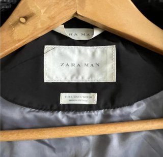 Chaqueta Zara Negra Hombre