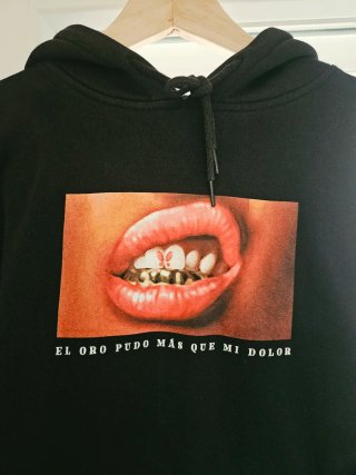 Sudadera Snipes Negra con Estampado