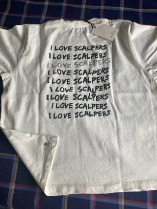 Camiseta Scalpers talla XL sin estrenar y etiqueta