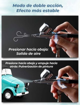 Kit Aerógrafo con Compresor Oasser