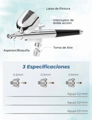 Kit Aerógrafo con Compresor Oasser