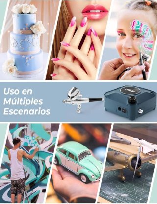 Kit Aerógrafo con Compresor Oasser