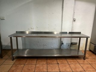 Mesa de Trabajo de Acero Inoxidable
