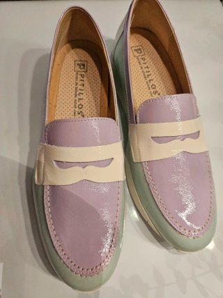 Mocasines Pitillos Piel Charol