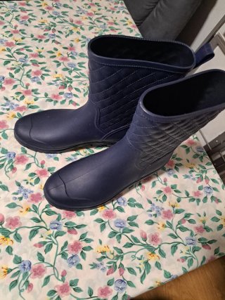 Botas de agua azul marino