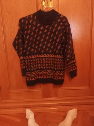 Jersey tejido a mano talla única
